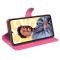  Google Pixel 8 Fodral Litchi Textur Rosa