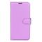  Honor Magic7 Lite Fodral Litchi Läder Lila