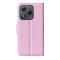  Honor 400 Smart Fodral Litchi Läder Ljus Rosa