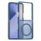 Samsung Galaxy Z Flip 7 Skal MagSafe Skin Touch Blå