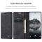 CASEME CASEME Samsung Galaxy S25 Plus Fodral Flip Retro Läder Svart