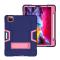  iPad Pro 11 (2018/2020/2021) - Shockproof Hybrid Skal Med Kickstand - Blå/Rosa
