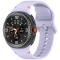  Galaxy Watch 8 46/44/40 mm Klockarmband Silkon Lila