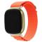  Fitbit Versa 4/Sense 2 Armband Justerbar Nylon Orange