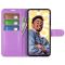  Google Pixel 8 Fodral Litchi Textur Lila