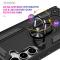  Samsung Galaxy S25 Skal Armor Ring Hybrid Svart