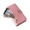  iPhone 14 Fodral 9-kort Multifunktionell Läder Roséguld
