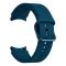  Silikon Armband För Galaxy Watch 4/5/5 Pro/6/7/FE Mörk Blå