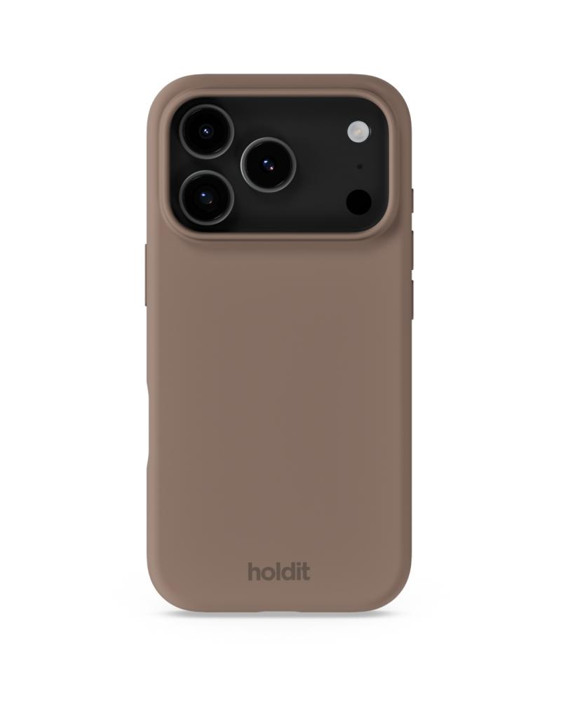 holdit holdit iPhone 17 Pro Mobilskal Silikon Mocha Brown