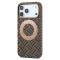 DENIOR DENIOR iPhone 18 Pro / 17 Pro Skal MagSafe Ringstativ Rut Mönster