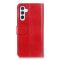  Samsung Galaxy A57 5G Fodral Crazy Horse Läder Röd