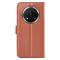  Honor Magic7 Lite Fodral Litchi Läder Brun