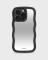 holdit holdit iPhone 15 Pro Max Skal Wavy Black Mirror