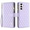 BINFEN BINFEN Galaxy S24 FE Fodral Diamond Multifunktionell Lila