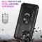 iPhone 15 Pro Skal Hybrid Armor Ring Svart