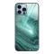 iPhone 15 Pro Skal Marmor Härdat Glas Waves