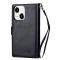  iPhone 13 Mini - 2in1 9-korts Magnet Fodral / Skal - Svart