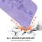  Xiaomi 14 Fodral Blommigt Tryck Lila