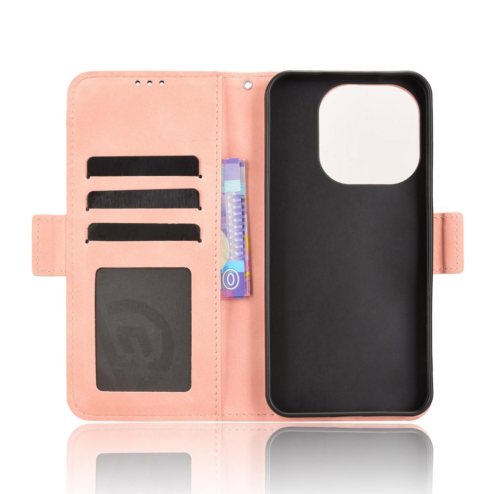  Xiaomi 15T Fodral Med Avtagbart Kortfack Rosa