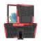  Samsung Galaxy Tab A8 10.5 (2021) Skal Rugged Kickstand Armor Röd