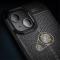  iPhone 15 Skal Litchi Textur Svart