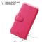  Samsung Galaxy S25 FE Fodral Läder Rosa