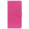  Motorola Edge 50 Fusion 5G Litchi Läder Fodral Rosa