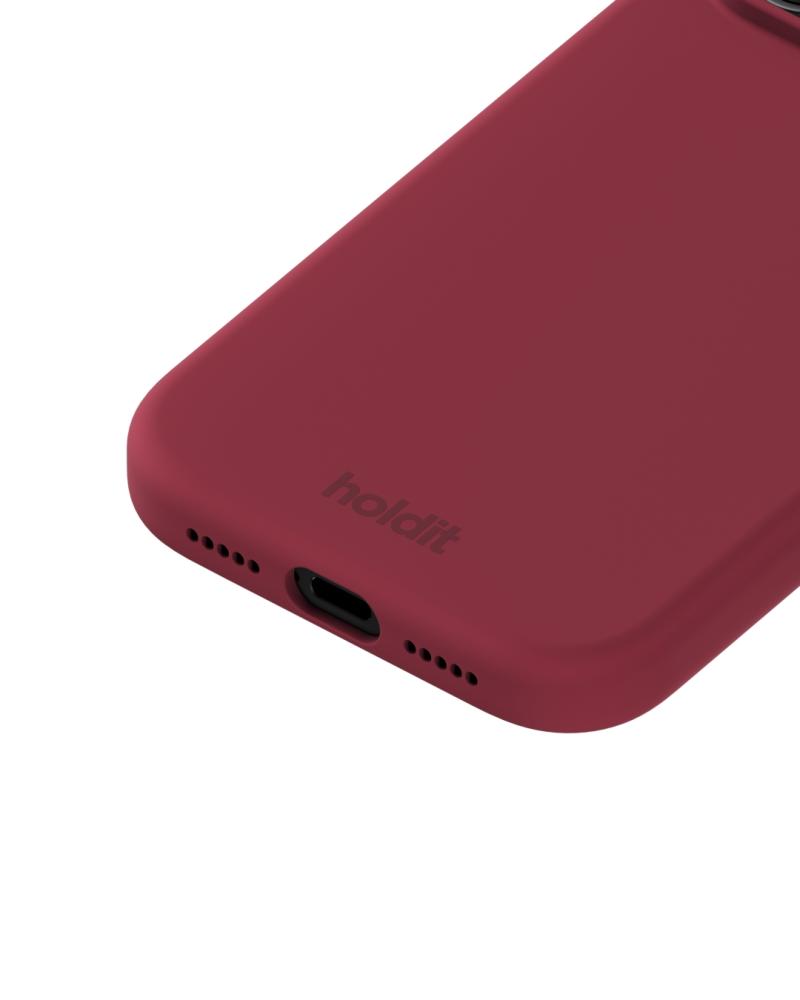 holdit holdit iPhone 17 Pro Mobilskal Silikon Red Velvet