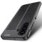  Samsung Galaxy A17 Skal Litchi Textur Svart