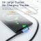 ESSAGER ESSAGER 2m 100W PD USB-C - USB-C Elbow Laddningskabel Svart