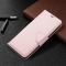  Samsung Galaxy S21 FE Fodral Litchi Textur Roséguld