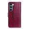  Motorola Moto G200 Fodral Läder Vinröd