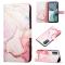  Motorola Moto G62 5G Fodral Marmor Roséguld