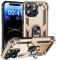  iPhone 15 Pro Skal Hybrid Armor Ring Guld