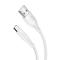 USAMS USAMS 1 Meter MicroUSB Kabel - Vit