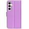  Samsung Galaxy S24 Plus Fodral Litchi Textur Lila