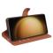  Samsung Galaxy S24 Plus Fodral Litchi Textur Brun