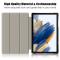  Samsung Galaxy Tab A9 Plus Fodral Tri-Fold PU Läder Svartgrön