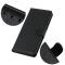  Samsung Galaxy A37 5G Fodral Litchi Läder Svart