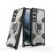  Samsung Galaxy S22 Skal Ring Shockproof Hybrid Grå