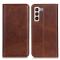  Samsung Galaxy S23 Plus Flip Fodral Split Läder Brun