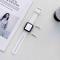  Apple Watch 42/44/45/46/49 mm Armband Silikon Vit