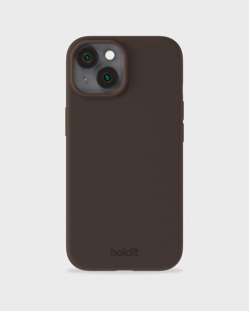holdit holdit iPhone 15 Mobilskal Silikon Chocolate