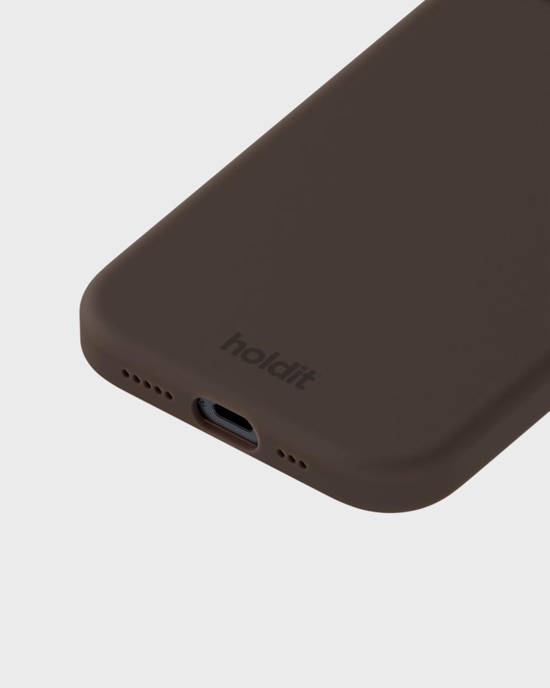 holdit holdit iPhone 15 Mobilskal Silikon Chocolate