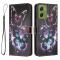 Motorola Moto G06 / G06 Power Fodral Med Tryck Fjärilar