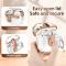  Samsung Galaxy Buds 3/3 Pro Skal Hybrid Transparent/Guld