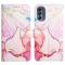  Motorola Moto G62 5G Fodral Marmor Roséguld