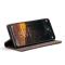 CASEME CASEME Samsung Galaxy S25 Plus Fodral Flip Retro Läder Mörk Brun
