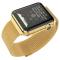  Milanese Loop Metall Armband Apple Watch 42/44/45/46/49 mm Guld