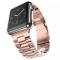  Lyxigt Metallarmband Apple Watch 42/44/45/46/49 mm Roséguld